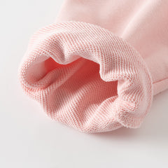 Dave&Bella Toddler Girls Autumn Sweet Pink Ultra-soft Outwear Hooded Coats