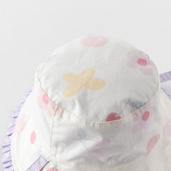 Dave&Bella Girls Autumn Grape Purple Cotton Reversible Fishernan Hat