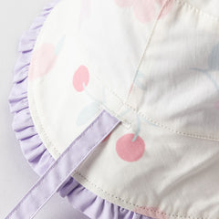 Dave&Bella Girls Autumn Grape Purple Cotton Reversible Fishernan Hat