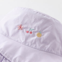 Dave&Bella Girls Autumn Grape Purple Cotton Reversible Fishernan Hat