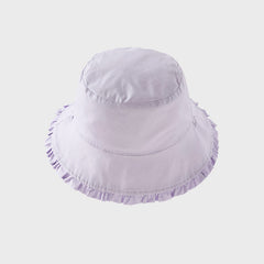 Dave&Bella Girls Autumn Grape Purple Cotton Reversible Fishernan Hat