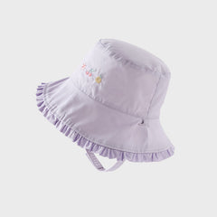 Dave&Bella Girls Autumn Grape Purple Cotton Reversible Fishernan Hat