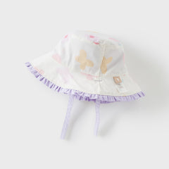 Dave&Bella Girls Autumn Grape Purple Cotton Reversible Fishernan Hat