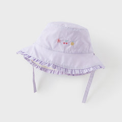 Dave&Bella Girls Autumn Grape Purple Cotton Reversible Fishernan Hat