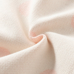 Dave&Bella Toddler Girls Autumn Sweet Pink Round Dots Rabbit Print Mesh Party Dress