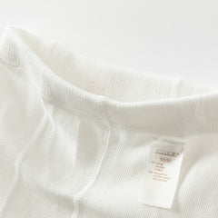 Dave&Bella Girls Autumn Beige/Light Grey Outdoor Footless Tights Leggings