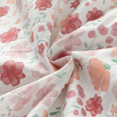 Dave&Bella Toddler Girls Cotton Floral Print Long Sleeve Dress