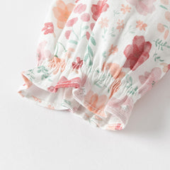 Dave&Bella Toddler Girls Smocked Sundress Cotton Playwear Vintage Princess Dress