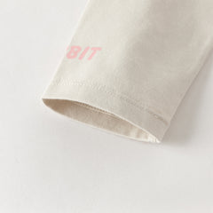 Dave&Bella Toddler Boys/Girls Versatile Light Green/Pink Lightweight Cotton T-shirt Tops