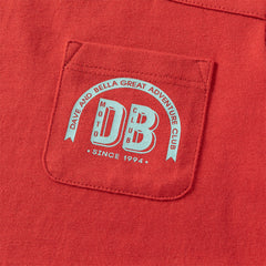 Dave&Bella Toddler Boys Charming Red Comfortable Cotton T-shirt Tops