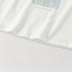 Dave&Bella Toddler Boys Purple/Beige Long Sleeve Breathable Cotton T-shirt Tops