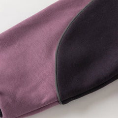 Dave&Bella Toddler Boys Purple Playful Bear Print Turtle Long Sleeve Top Pant Suits