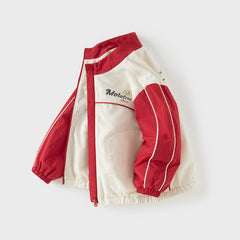 Dave&Bella Kids Boys Casual Beige Turtle Long Sleeve Jackets