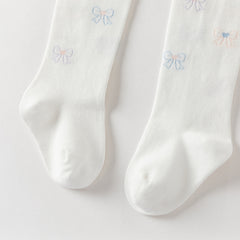 Dave&Bella Girls Elegant White Footed Tights