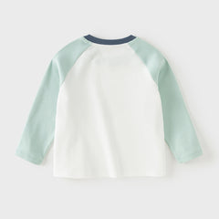 Dave&Bella Toddler Girls/Boys Multi-color Cute Playful Animal Print Soft Cotton T-shirt Tops
