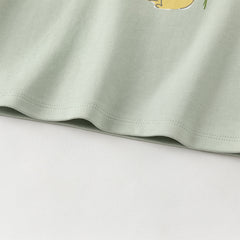 Dave&Bella Toddler Girls/Boys Multi-color Playful Print Soft Cotton T-shirt Tops