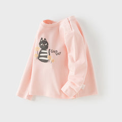 Dave&Bella Toddler Girls/Boys Multi-color Playful Print Soft Cotton T-shirt Tops