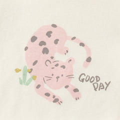 Dave&Bella Toddler Girls/Boys Multi-color Playful Print Soft Cotton T-shirt Tops