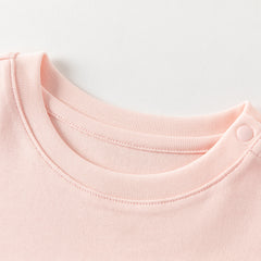 Dave&Bella Toddler Girls/Boys Multi-color Playful Print Soft Cotton T-shirt Tops