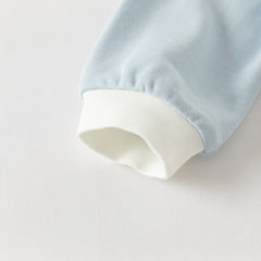 Dave&Bella Baby Boys Casual Blue Chinese-style Cotton Comfortable Rompers