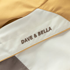 Dave&Bella Toddler Boys Sunset Yellow Turtle Outdoor Waterproof Lightweight Jackets