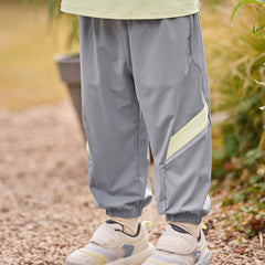 Dave&Bella Toddler Boys Casual Grey Green Long Sleeve T-shirt Pant Suits