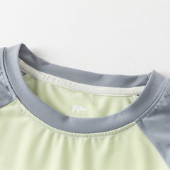 Dave&Bella Toddler Boys Casual Grey Green Long Sleeve T-shirt Pant Suits