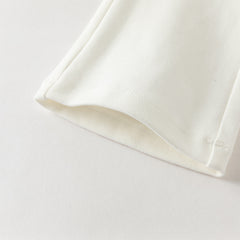 Dave&Bella Toddler Girls Fashion Light Grey/White Mesh Dress-style Pants