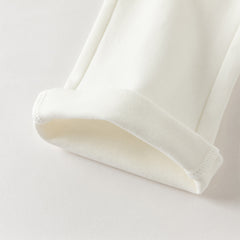 Dave&Bella Toddler Girls Fashion Light Grey/White Mesh Dress-style Pants