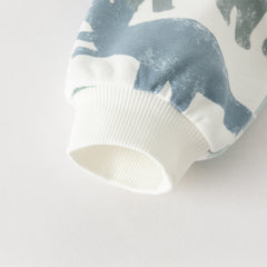 Dave&Bella Toddler Girls/Boys Outdoor Cute Print Long Sleeve Hooded Top Pant Suits