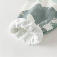 Dave&Bella Toddler Girls/Boys Outdoor Cute Print Long Sleeve Hooded Top Pant Suits