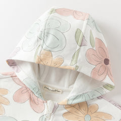 Dave&Bella Toddler Girls/Boys Outdoor Cute Print Long Sleeve Hooded Top Pant Suits