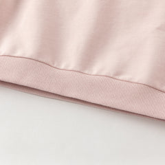 Dave&Bella Toddler Boys/Girls Blue/Light Pink Casual Loose Sweatshirt Tops