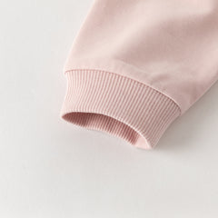 Dave&Bella Toddler Boys/Girls Blue/Light Pink Casual Loose Sweatshirt Tops