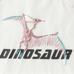 Dave&Bella Toddler Boys Purple/Blue Dinosaur Long Sleeve Lightweight Cotton T-shirt Tops