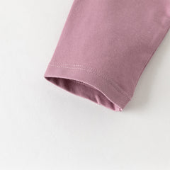 Dave&Bella Toddler Boys Purple/Blue Dinosaur Long Sleeve Lightweight Cotton T-shirt Tops