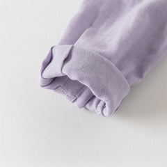 Dave&Bella Toddler Boys Purple/Apricot Long Sleeve Formal Breathable Cotton Shirt Tops