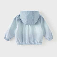 Dave&Bella Toddler Boys Cool Blue Outwear Hooded Casual Jackets