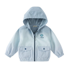 Dave&Bella Toddler Boys Cool Blue Outwear Hooded Casual Jackets