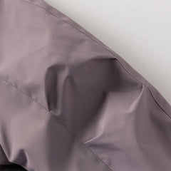 Dave&Bella Kids Boys Purple Yellow Outdoor Waterproof Hooded Lightweight Jackets