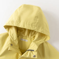 Dave&Bella Kids Boys Purple Yellow Outdoor Waterproof Hooded Lightweight Jackets