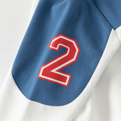 Dave&Bella Toddler Boys White V-neck Comfortable T-shirt Tops