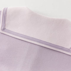 Dave&Bella Toddler Girls Cute Bear Grey Purple Casual Top Pant Suits