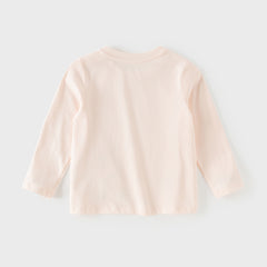 Dave&Bella Toddler Girls/Boys Playful Print Lightweight Cotton T-shirt Tops