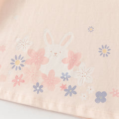 Dave&Bella Toddler Girls/Boys Playful Print Lightweight Cotton T-shirt Tops