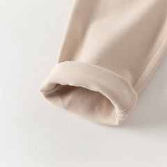 Dave&Bella Toddler Girls Pink/Light Grey Comfortable Versatile Leggings