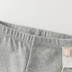 Dave&Bella Toddler Girls Pink/Light Grey Comfortable Versatile Leggings