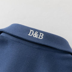 Dave&Bella Baby Boys Blue Long Sleeve Casual Rompers