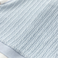 Dave&Bella Baby Boys Blue Turtle Long Sleeve Comfortable Soft Rompers