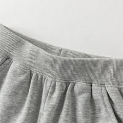 Dave&Bella Toddler Girls Navy Blue/Light Grey Loose Sports Casual Pants